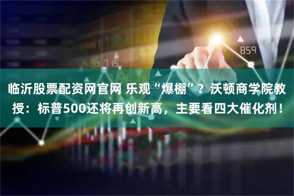 临沂股票配资网官网 乐观“爆棚”？沃顿商学院教授：标普500还将再创新高，主要看四大催化剂！